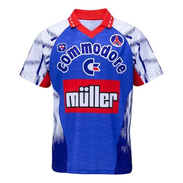 Tailandia Camiseta Paris Saint Germain 2ª Retro 1992 1993 Azul